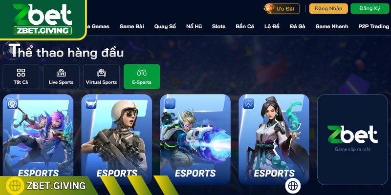 Bet thủ có thể linh hoạt chọn lựa theo sở thích