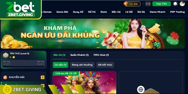 Khuyến mãi Zbet luôn là tâm điểm thu hút cộng đồng bet thủ