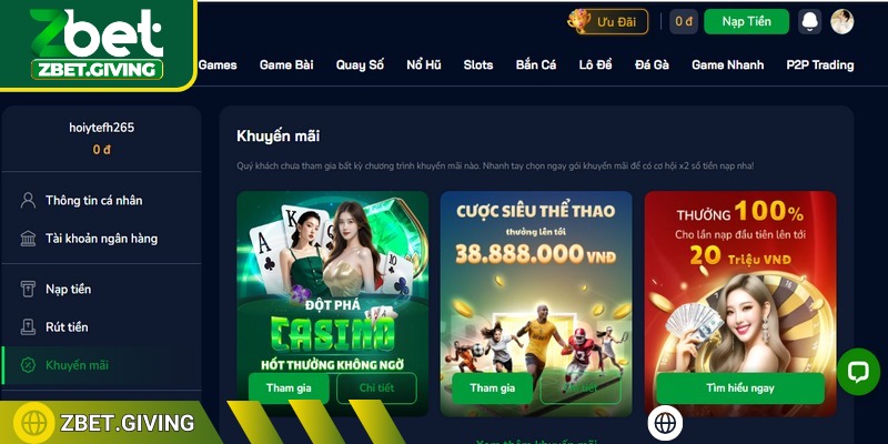 Bet thủ nhận được ưu đãi độc quyền cho người dùng app